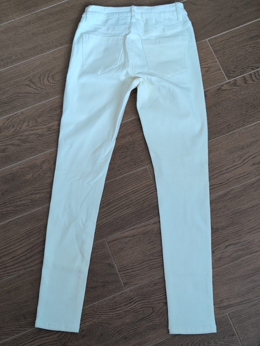 NWT Hybrid & company Women's Jeggings Cream  Skinny Jeans Medium - Picture 2 of 9